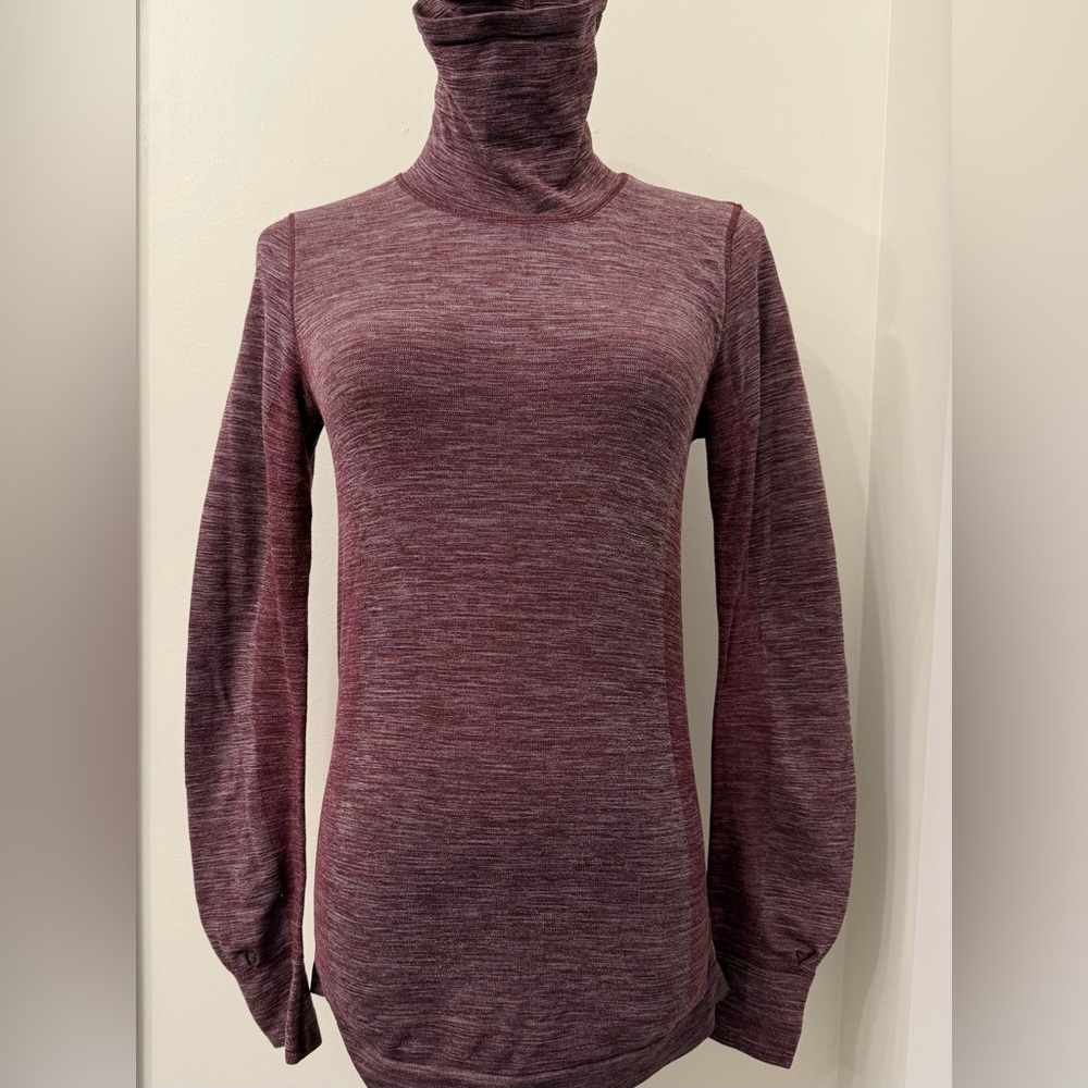 lululemon athletica Maroon Turtleneck Sweater top Size Small?